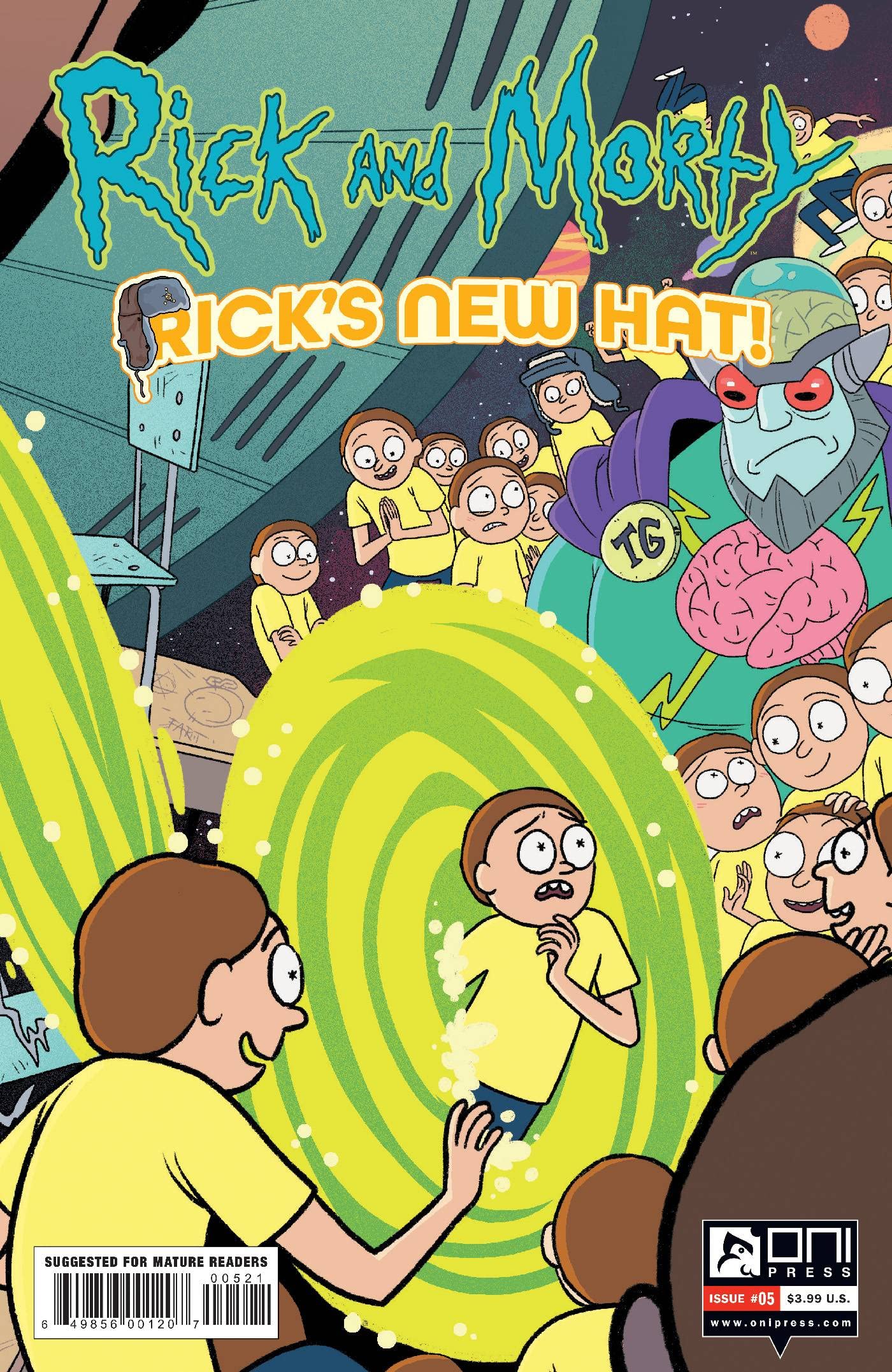 RICK AND MORTY RICKS NEW HAT #5 CVR B 