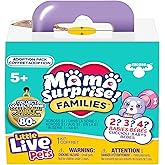Little Live Pets Mama Surprise Families Adoption Pack – Reveal 2-4 Mini Collectible Babies (2.9cm/1.14in Each) in Puppy Carri