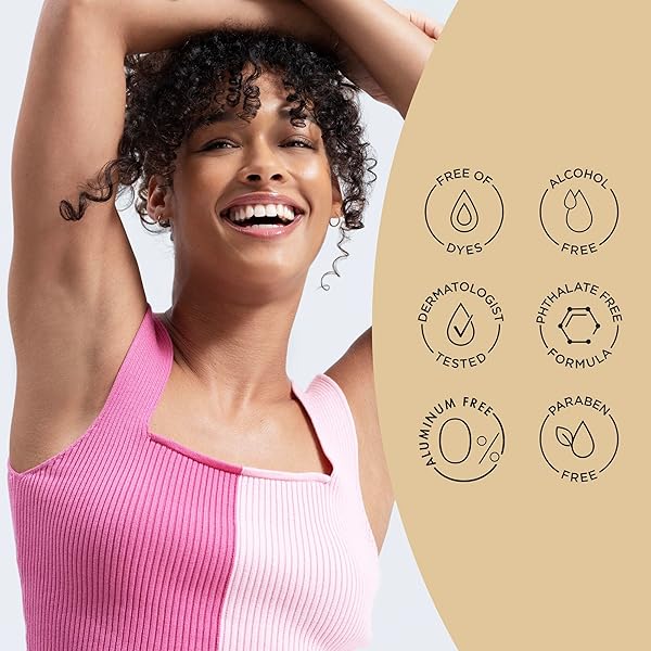 BAN INVISIBLE ROLL-ON ALUMINUM-FREE AHA DEODORANT FOR WOMEN AND MEN, EXFOLIATES AND HYDRATES SKIN WITH AHA SERUM, 48-HOUR ODOR PROTECTION, AMBER & CEDARWOOD, 2.3 OZ
