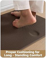 COLOR&GEOMETRY Color G 2 Piece Kitchen Mat Set 44x75cm+44x150cm Brown view 4