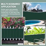 HENG FENG Balcony Privacy Screen 1x4m Dark Green HDPE 95% UV Protection Fence view 3