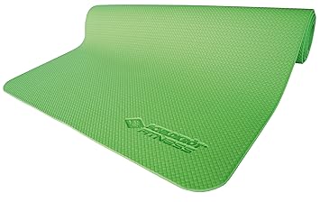 Schildkröt Fitness Yogamatte 4 mm, Grün, in Tragetasche, 960059