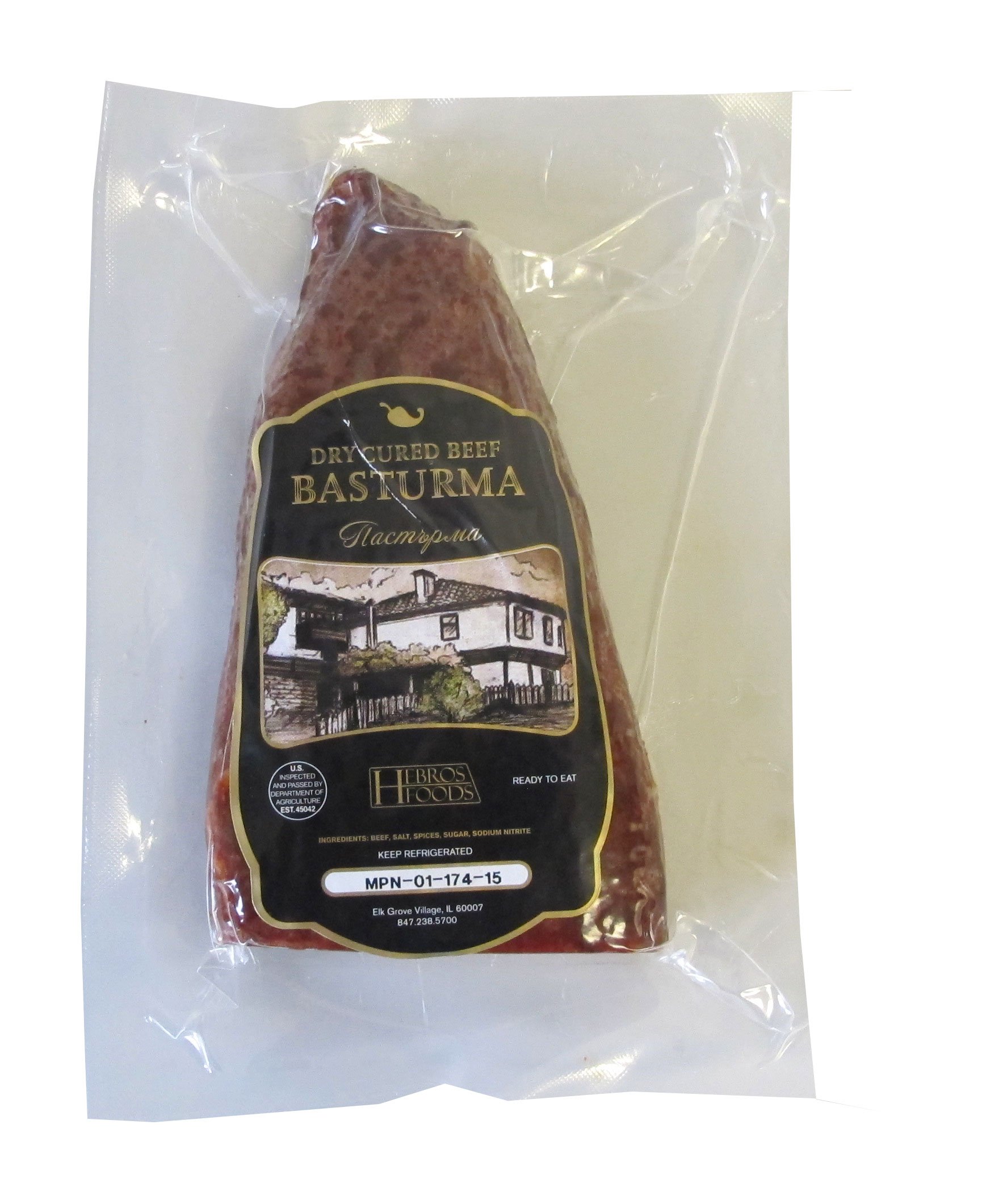 DRY CURED BEEF (BASTURMA) 2 PC EACH PIECE B/N 0.55 0.65 LB Buy