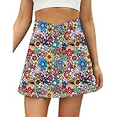 LouKeith Tennis Skirts for Women Pleated Crossover High Waisted Athletic Workout Golf Skorts Skirts with Shorts Pocket