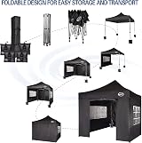 Maximus Heavy Duty Pop Up Gazebo 3m x 3m Commercial Market Stall view 4