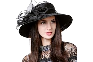 HISSHE Lightweight Kentucky Church Derby Dress Wedding Hat #S052