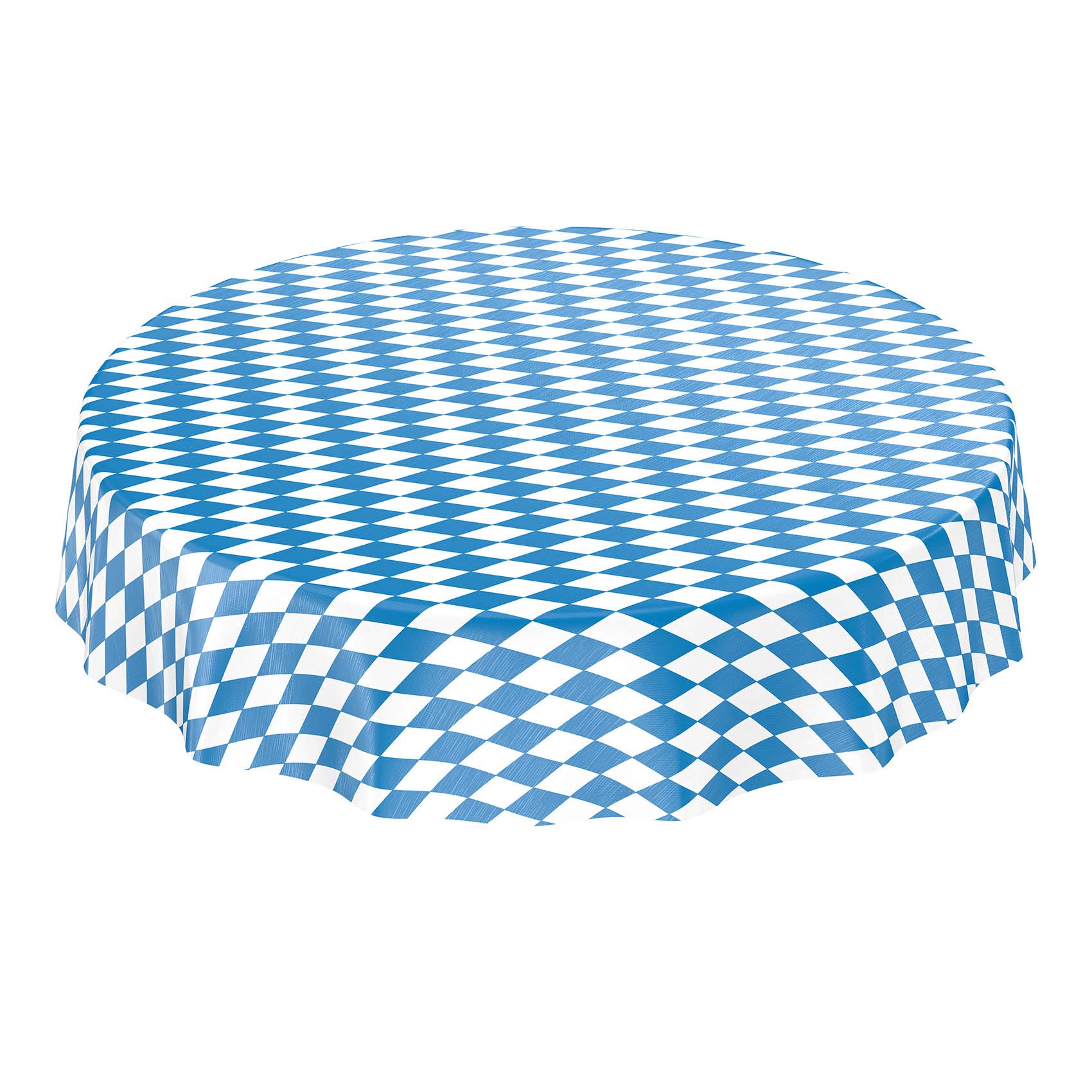 ANRO Oilcloth Tablecloth Oilcloth Tablecloth Wax Tablecloth Bavarian Diamond Oktoberfest Round 120 cm