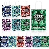 Kolldenn 18 Pcs Team Appreciation Gifts Bags Bulk Kraft Paper Gift Bags with Handle Team Appreciation Tote for Staff Coworker Employee Staff Office Supplies, 8.27" x 5.91" x 3.15"