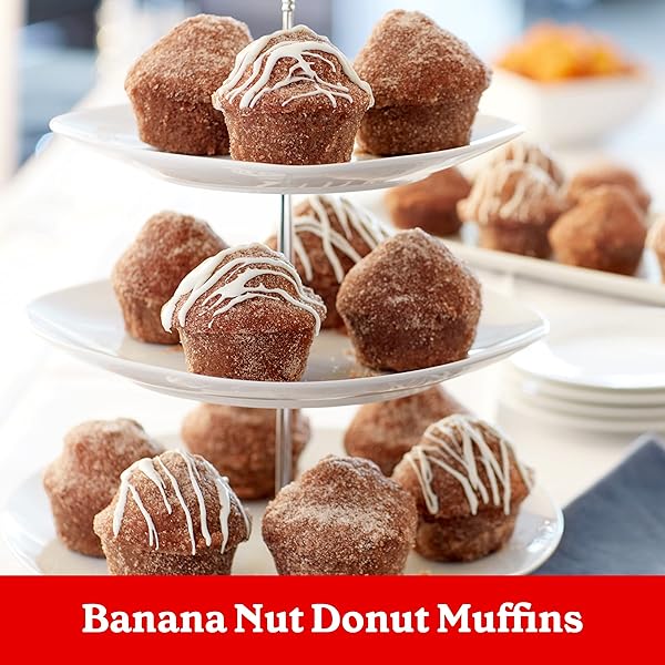 BETTY CROCKER BANANA NUT MUFFIN MIX, MADE WITH WALNUTS, 6.4 OZ.
