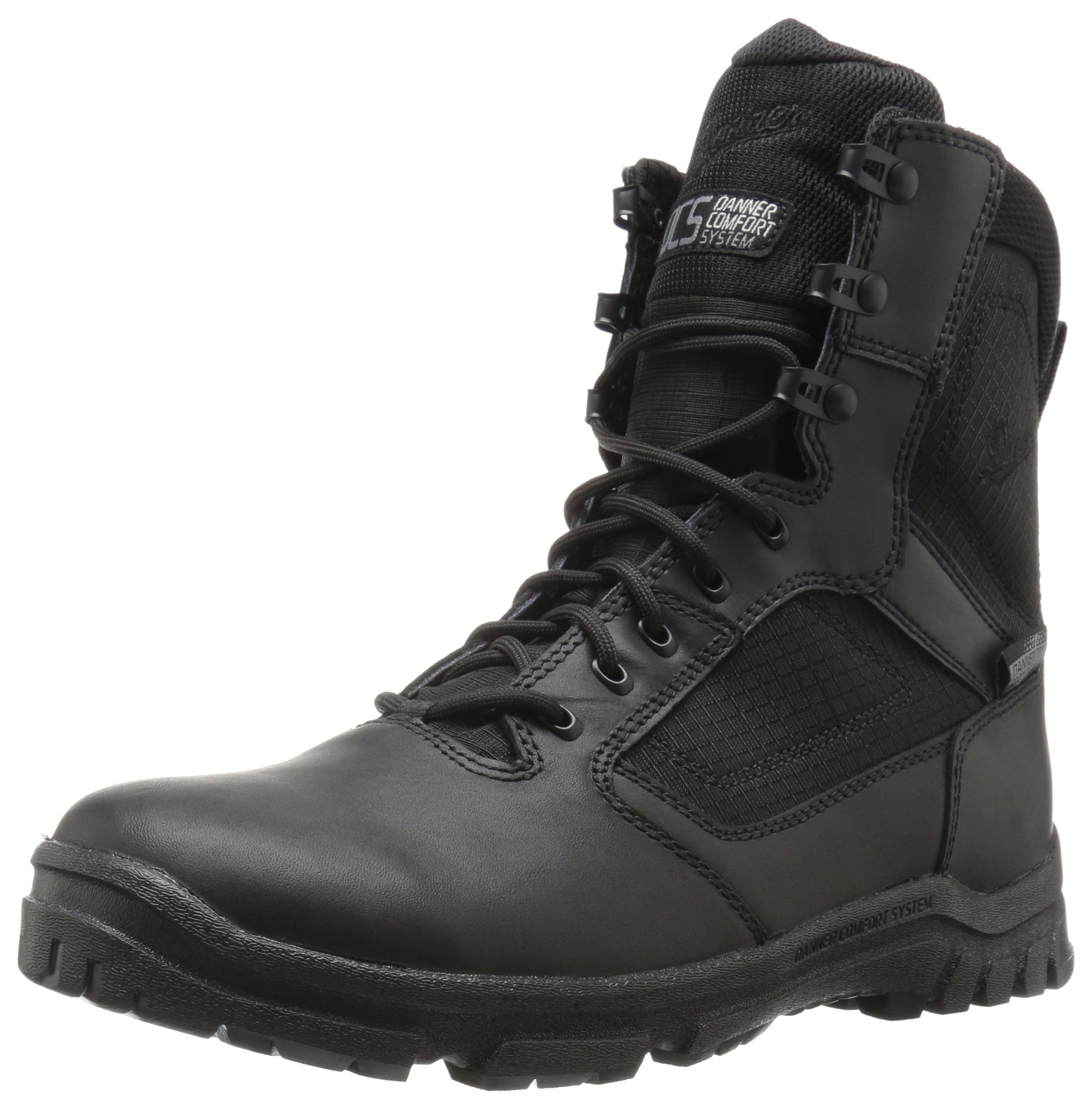 Danner Men's Lookout Side-Zip 8"Black Military and Tactical Boot