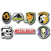 Metal Gear, MSF , Diamond Dog ,Outer Heaven , Fox Hound - Set of 7 Large Stickers , Digitaly Printed on a ORAFOL media with size 54 x 40 cm