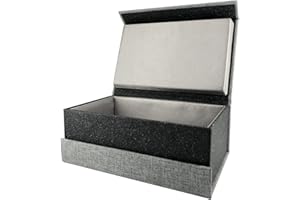 FAUVIP Faraday Box Car Key Fob Protector RFID Key Fob Signal Blocker Faraday Cage Large Blocking Shielding Box for Car Key (Grey)