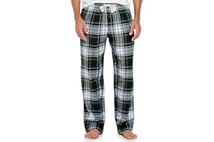 Ashford & Brooks Mens Super Soft Flannel Plaid Pajama Sleep Pants