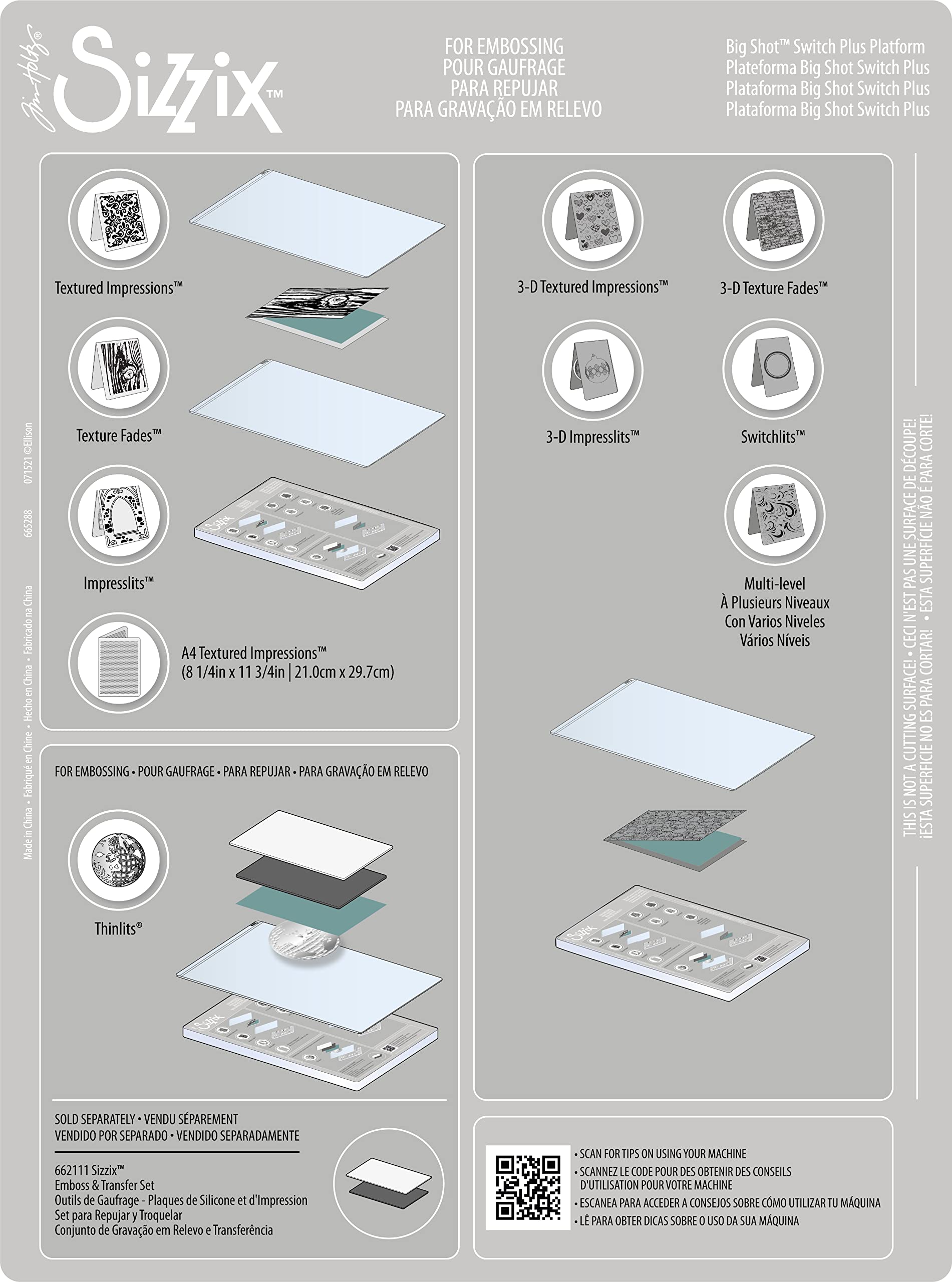 Big Shot Switch Plus Accessory Platform, Standard inspired by Tim Holtz