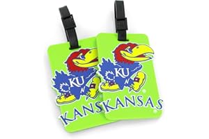 Aminco International NCAA Alabama Crimson Tide Neon Soft Bag Tag, 2-Pack