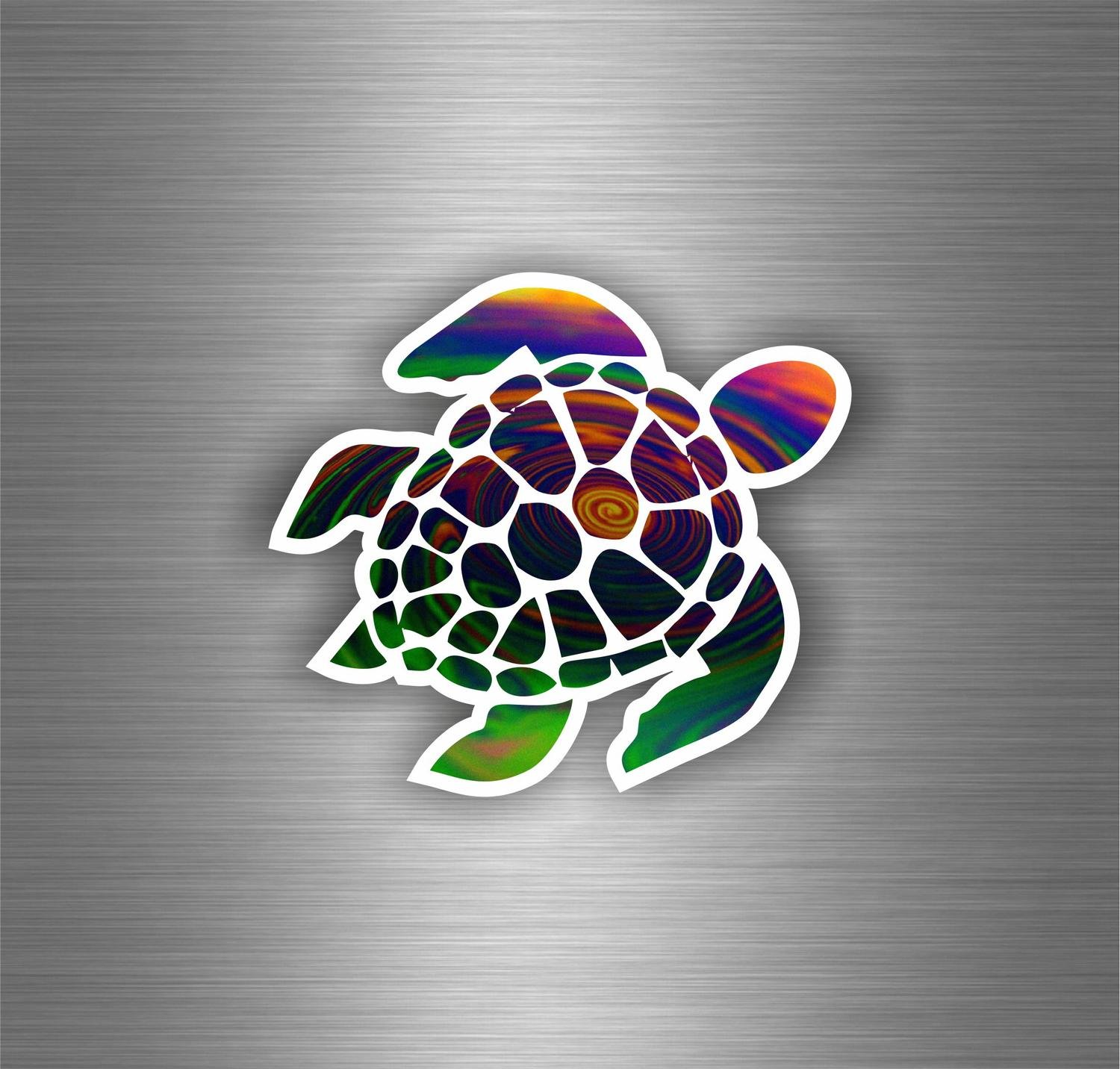 Akachafactory Selbstklebend Auto Motorrad Sticker Tuning Schildkröte