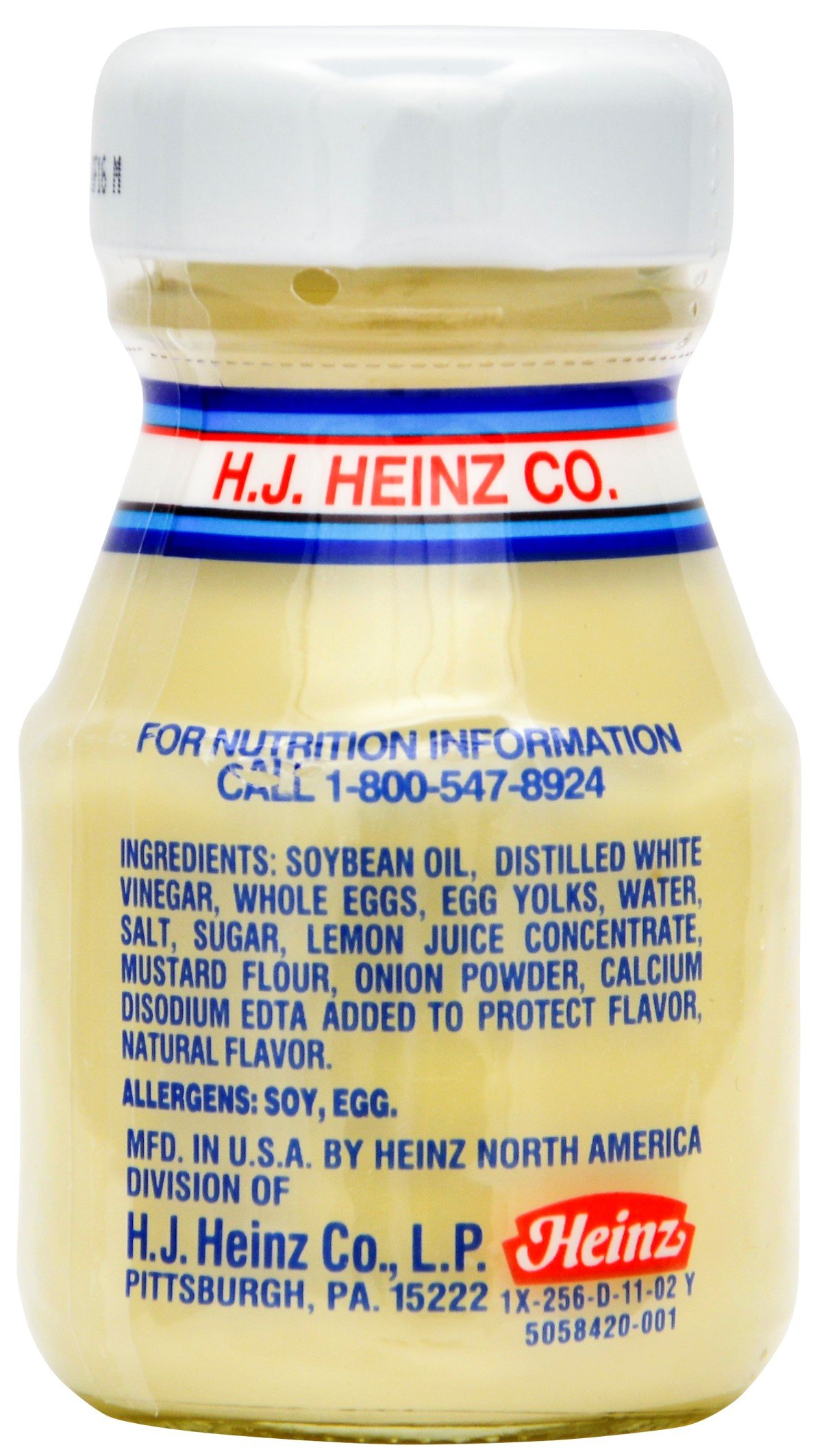 Heinz Glass Condiment Miniatures (Ketchup, Mustard, Mayonnaise), 4