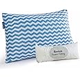 King Size Pillows - Adjustable Firm King Pillows for Back Stomach and Side Sleeper- Shredded Memory Foam Cooling Pillow for Neck and Shoulder Pain with Washable Cover and Bonus Foam Fill