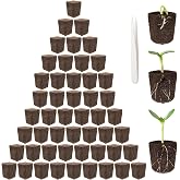 Coldairsoap 50P Seed Starter Sponge for Germinate Quickly Rapid Rooter Plug | Hydroponic Sponges Grow Starter Pod, For Plants Vegetables Flowers, Seedling Starter Sponges Kit for LAPOND Growing System