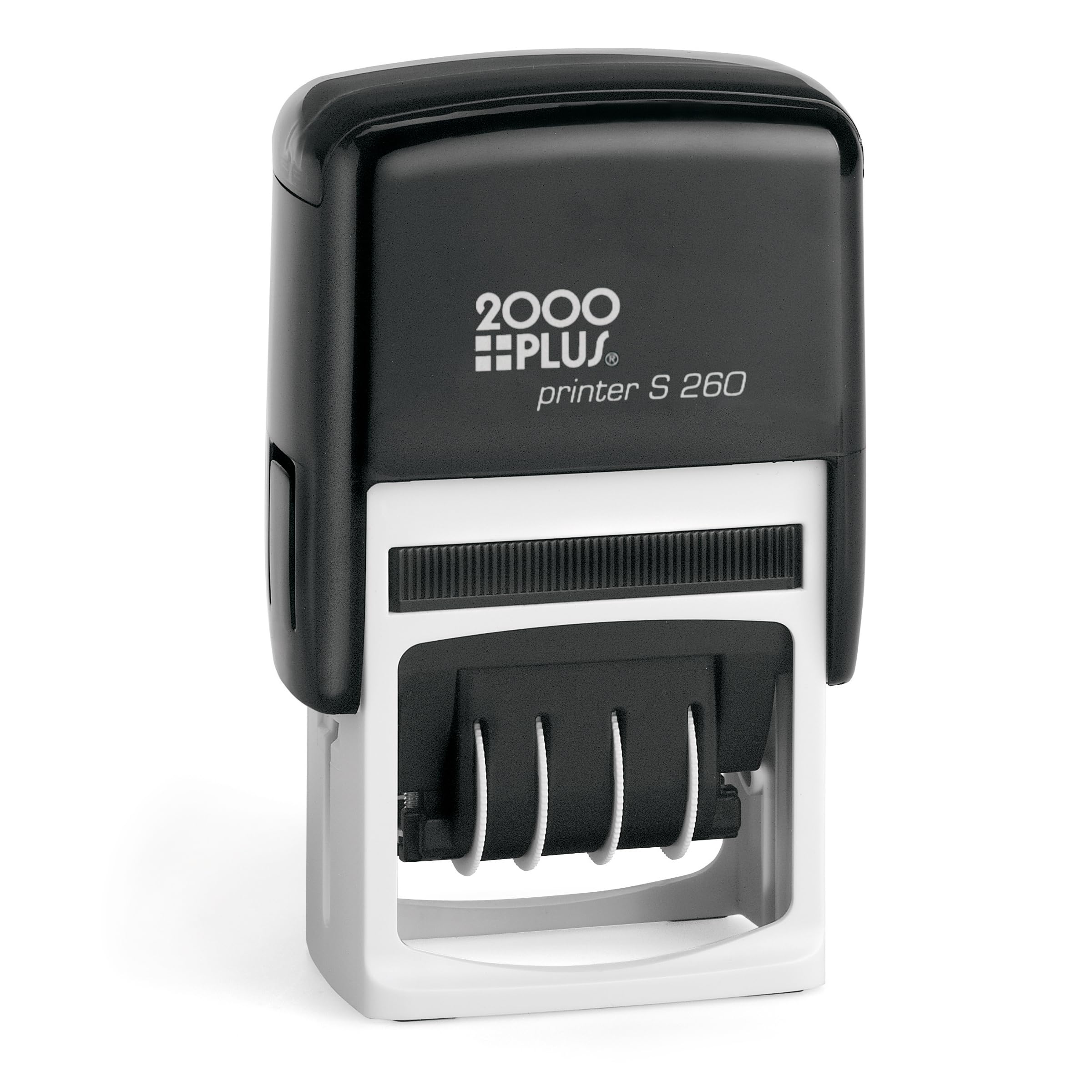 Photo 1 of 2000 PLUS® 4-in-1 Date Stamp, 15/16" x 1 3/4", Blue/Red