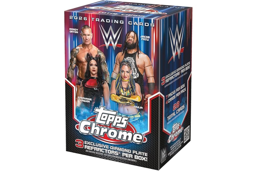 2026 Topps Chrome WWE - Factory Sealed - Value Box
