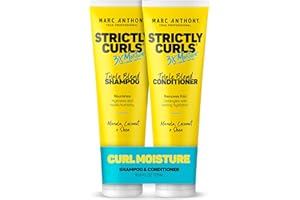 Marc Anthony Shampoo and Conditioner Set, Grow Long Biotin - Anti-Frizz Deep Conditioner For Split Ends & Breakage - Vitamin E, Caffeine & Ginseng for Curly, Dry & Damaged Hair