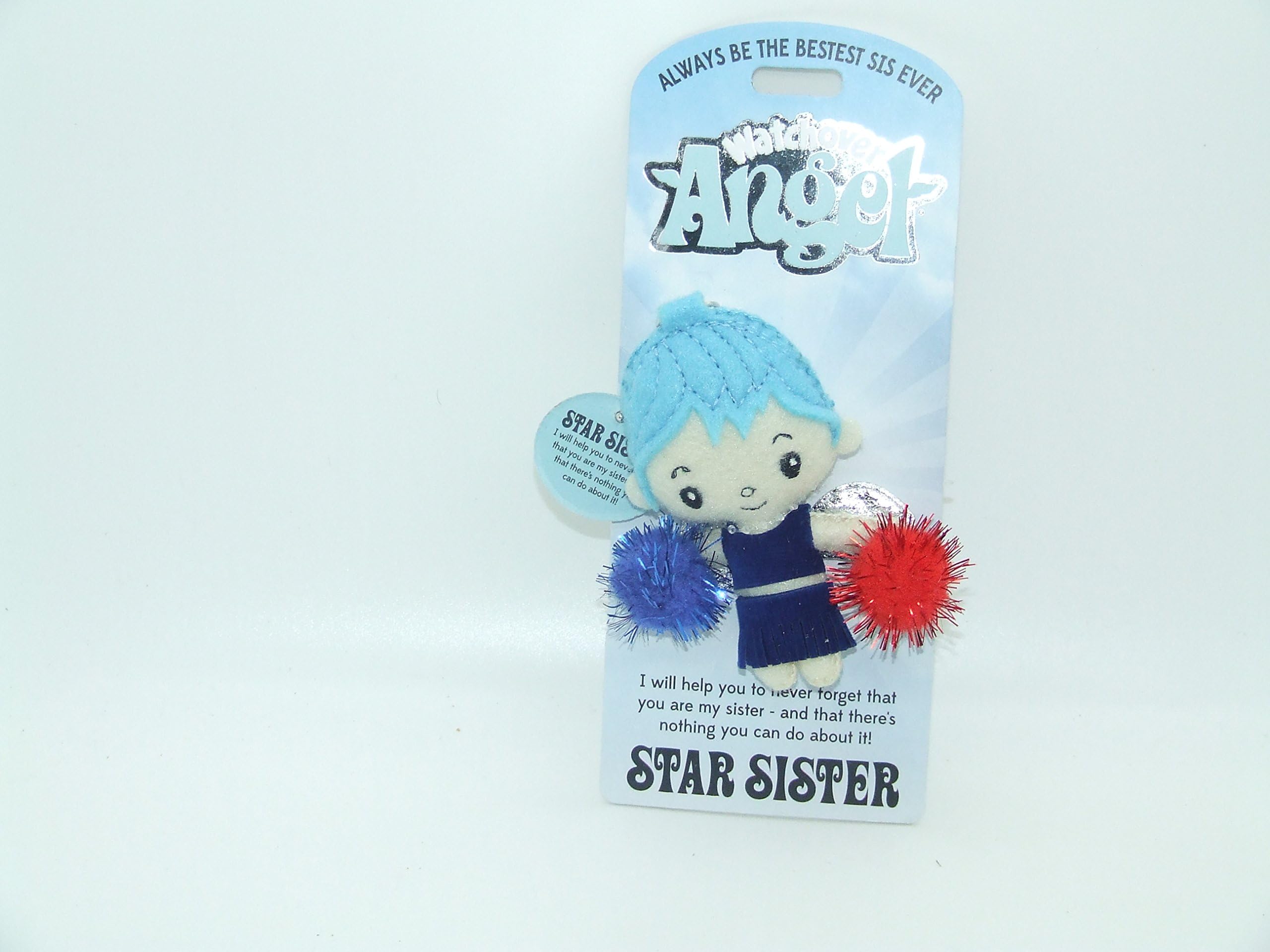 WATCHOVER ANGEL KEYRING BAG CHARM STAR SISTER