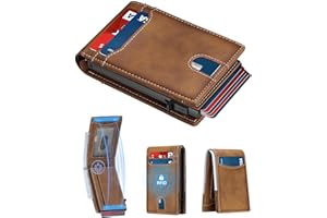 furid RFID Wallet for Mens Minimalist: Men's Pop up Wallets - Slim Wallet for Men with ID Window - Smart Card Wallets for Gif