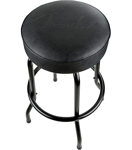 Amazon.com: Fender Blackout Barstool with Backrest, 30in