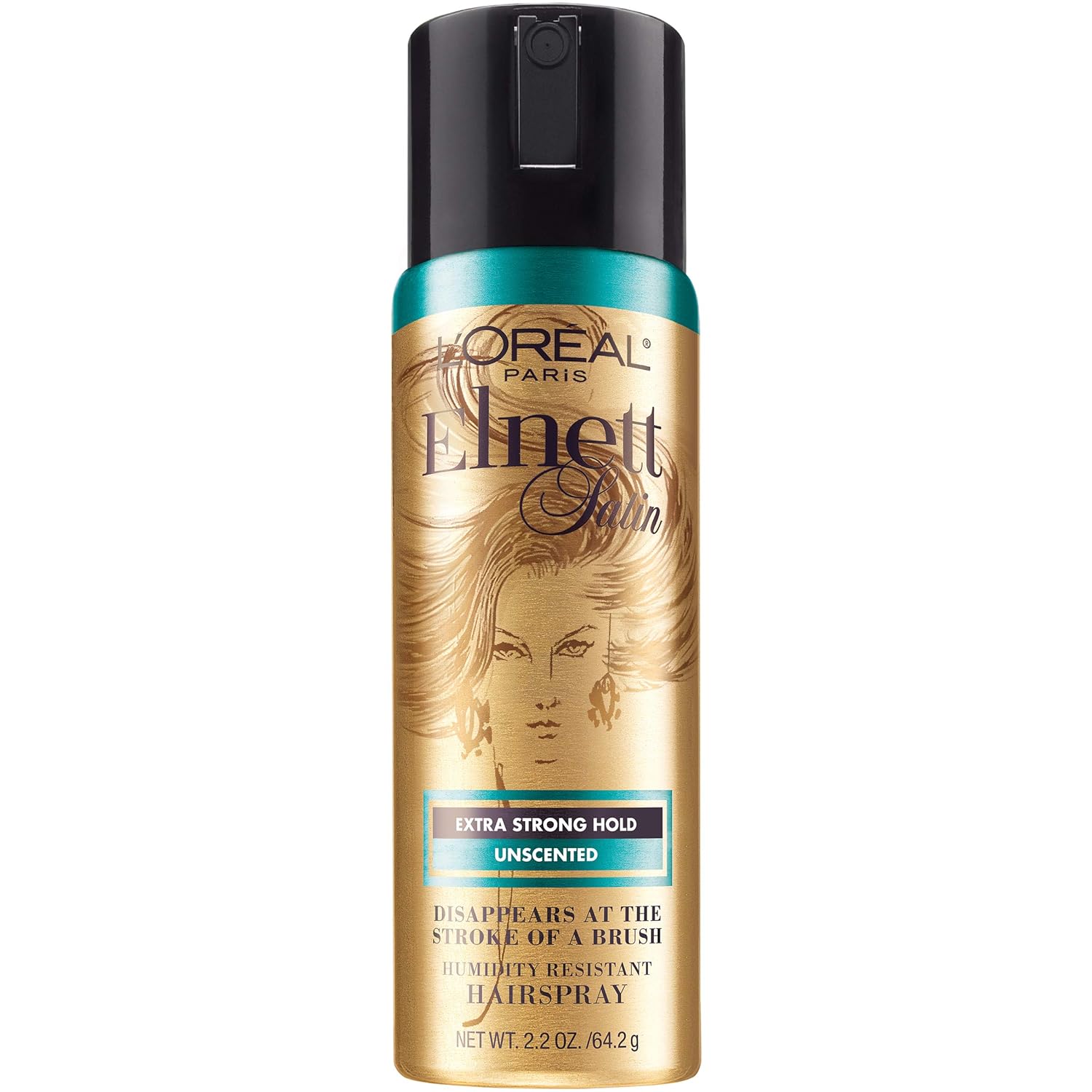 L'Oreal Paris Elnett Satin Hairspray Extra Strong Hold Unscented 11 oz. (Packaging May Vary) : Hair Sprays : Beauty