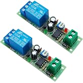 Yuuhseel 2PCS DC 12V NE555 Time-delay Module Timer Switch Turn Off Relay Module Adjustable 0 to 60 Second
