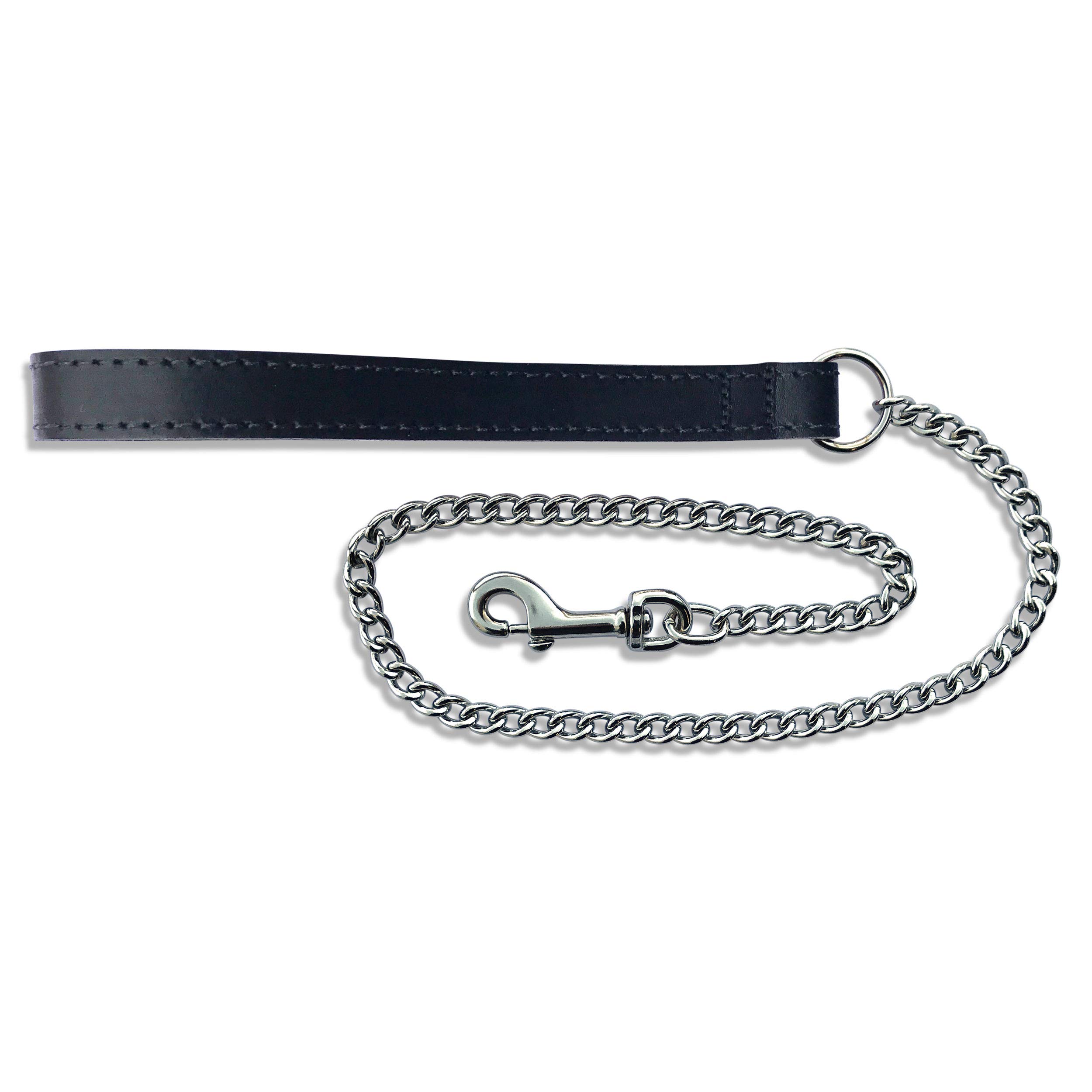 BBD Leather Chain Lead, Black — image 1