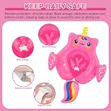 YAAVAAW Unicorn Inflatable Baby Float with Canopy 6-36 Months view 4
