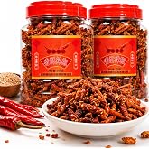 Chili Crisp，Chili Crunch，Spicy Chili Crisp，250g/Can，2Can 500g,Dried Chinese Specialties，Seasoned Vegetable Side Dishes，For ramen,salad,sushi toppings,Perfect Healthy Snack for Spicy Food Lovers. (2)
