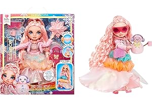 Rainbow High Winter Wonderland Bella - Pink 11” Fashion Doll with Magic Snow Hidden in Fashion That Puffs Up with Water, and Snowman Kit, Great Gift for Kids 4-12 Years Old