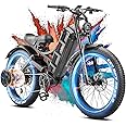 eAhora Romeo Pro II/Romeo Pro (2025 Latest) 3000W/1600W Electirc Bike for Adults 52/48V 60AH 100-200 Miles Long Range Electric Bike 26"*4.0" Fat Tire Electric Mountain Bike Full Suspension Ebike