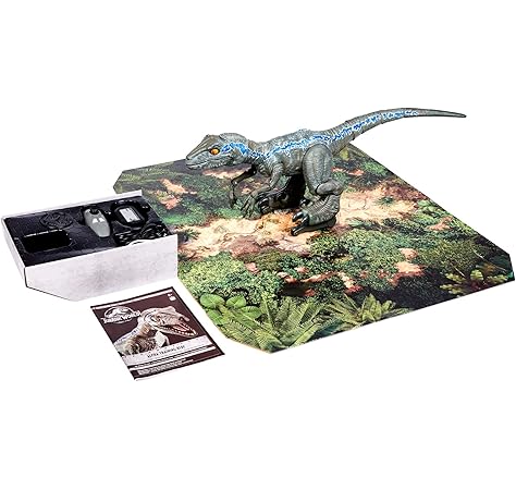jurassic world toys alpha training blue