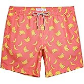 maamgic Mens Swim Trunks Quick Dry Swim Shorts with Mesh Lining Funny Swimwear Bathing Suits 7inch