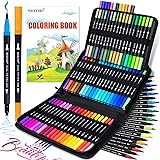 72 Colors Dual Tip Art Markers Pens for Adult