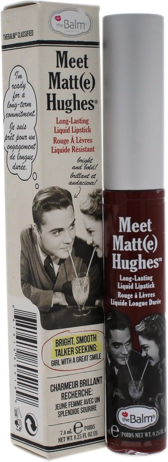theBalm Meet Matt(e) Hughes Liquid Lipstick, Adoring 6.5 ml, 6.5 ml (Pack of 1)