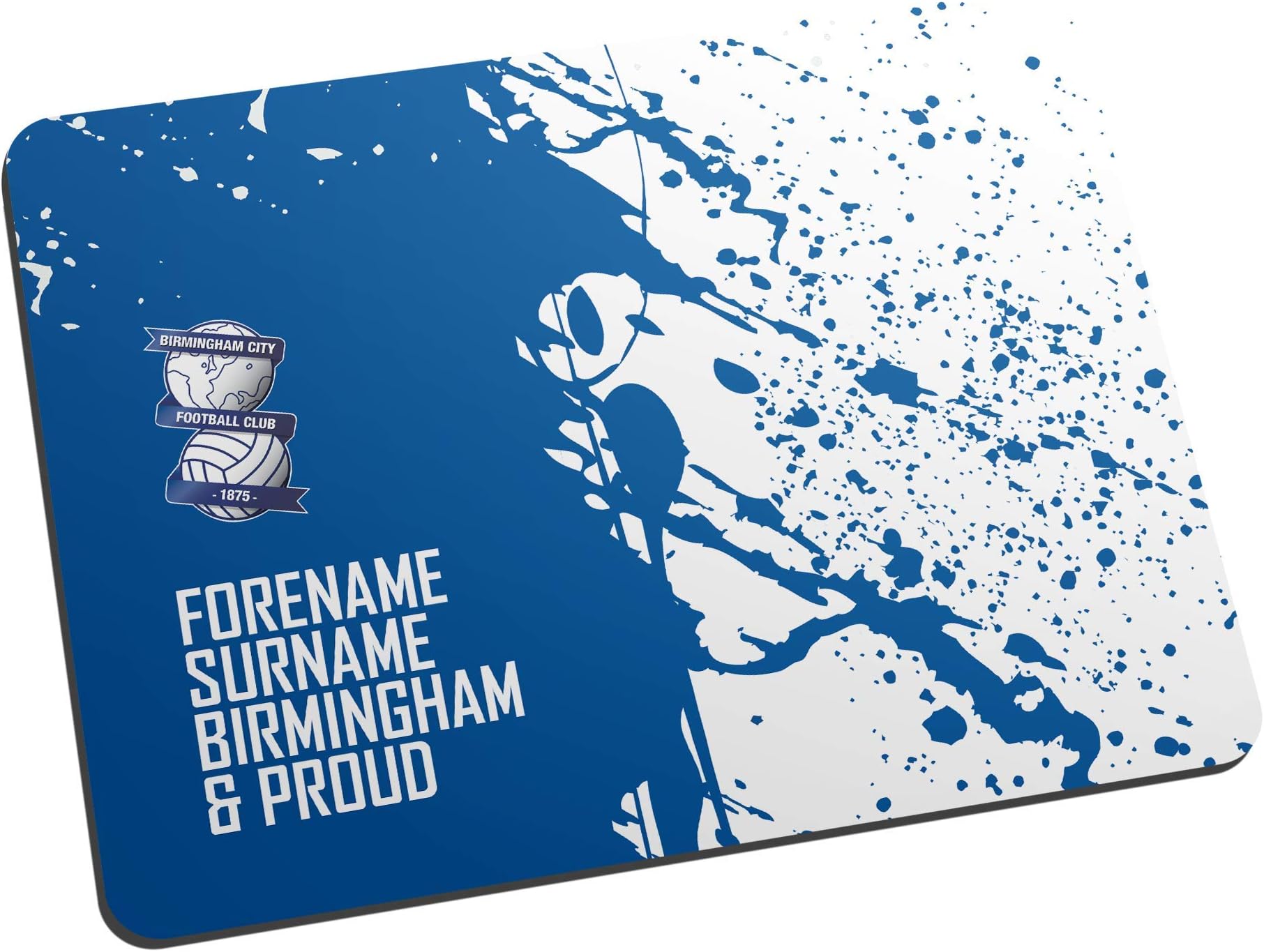 Official PERSONALISED Birmingham City FC Proud Mouse Mat
