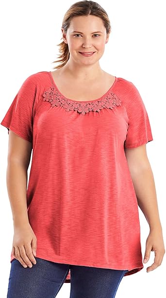 plus size crochet tunic