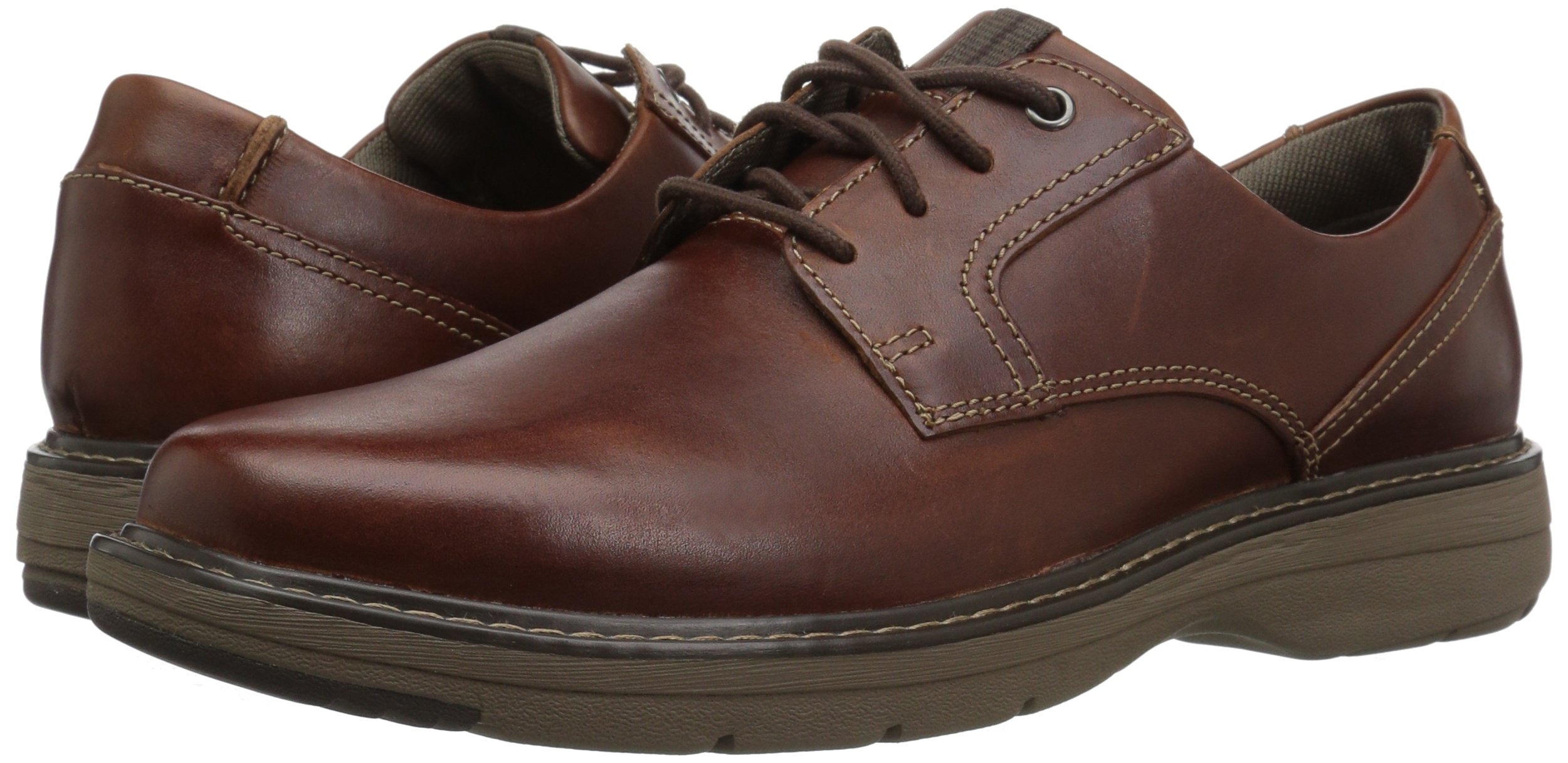 NIB Clarks Cushox Pace Mens 13 M Dark Brown Nubuck Leather Oxford Shoes Comfort Clarks Men main image 2