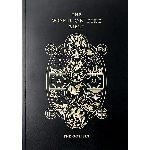 Word on Fire Bible: The Gospels - Leather Bound Edition