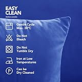 Deconovo Set of 2 Blue Velvet Cushion Covers 60x60 cm Outdoor view 6