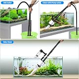 AQQA 8-in-1 Fish Tank Cleaner 30W Aquarium Gravel Cleaner with 2m Hose view 7