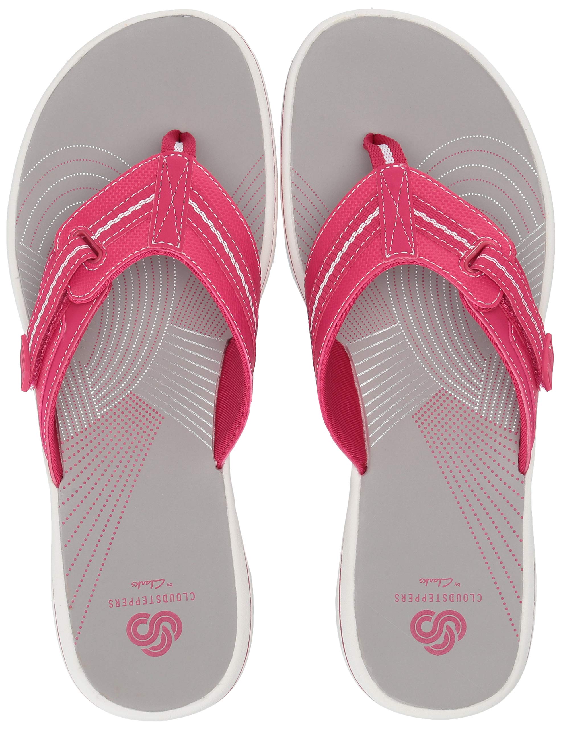 clarks womens brinkley jazz comfort flip flops