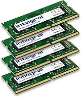 Integral 4-Pack 8GB DDR4 SODIMM RAM 3200MHz Laptop Memory Module