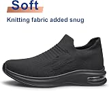 Surfing Tree Womens Walking Shoes Non Slip Breathable Slip On Size 9 Black view 4