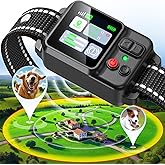 GPS Wireless Dog Collar Fence System,Invisible Electric Fence for Dogs,Adjustable Range 49-6561ft,3 Training Mode,Rechargeabl
